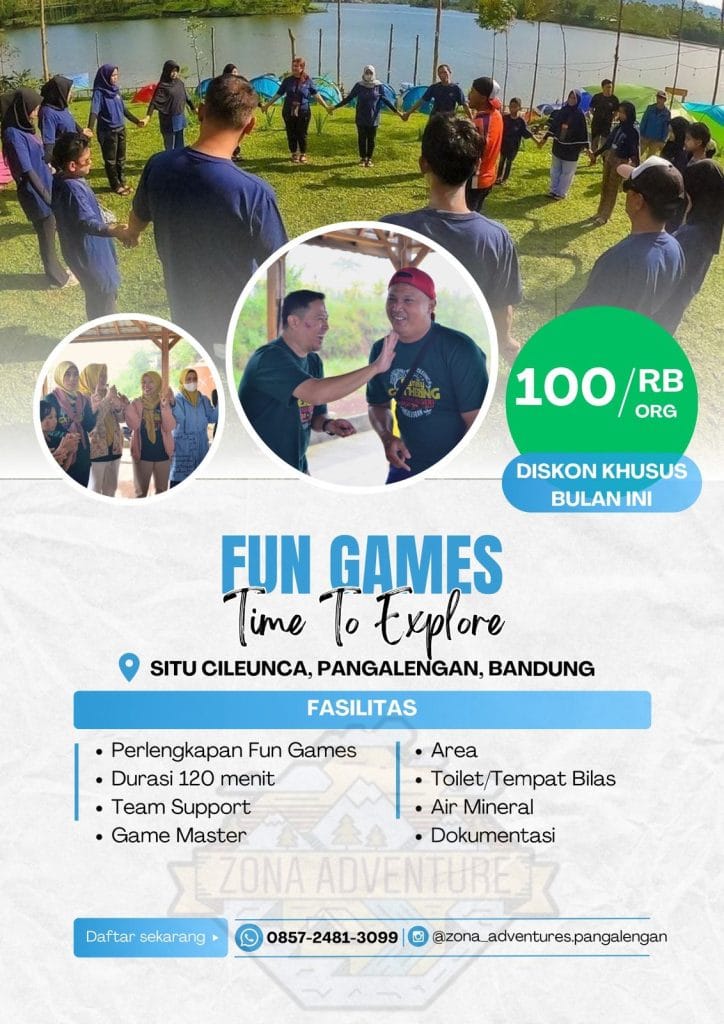 Fun Games di Situ Cileunca Pangalengan