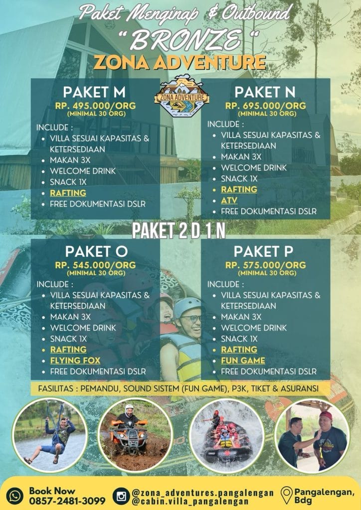 Paket Menginap & Outbound BRONZS