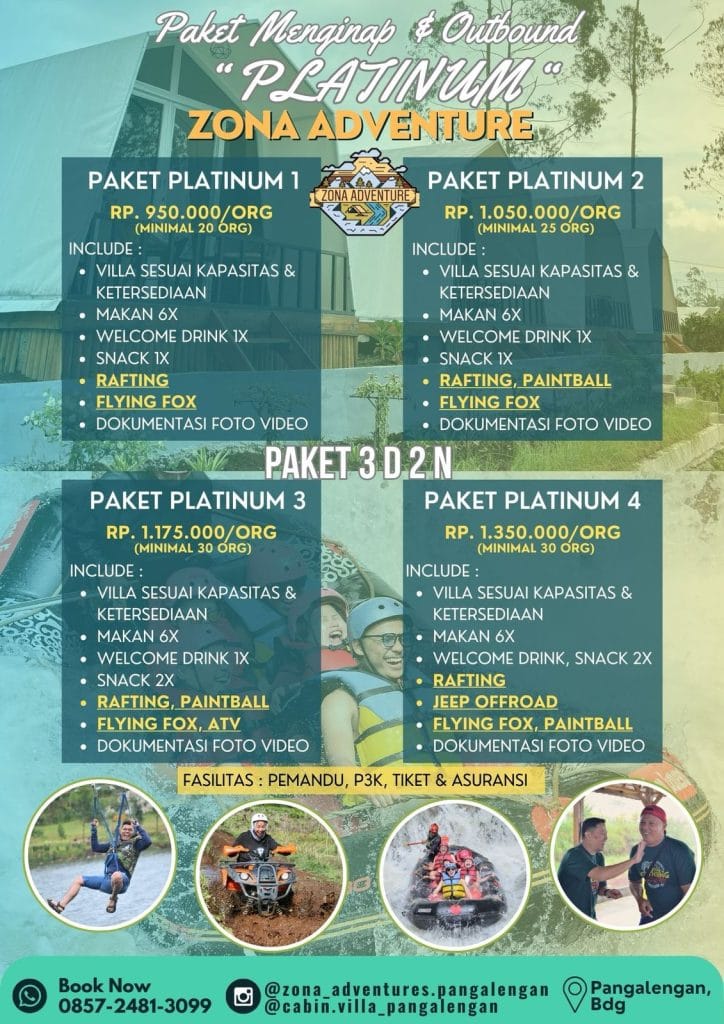 Paket Platinum Menginap & Outbound