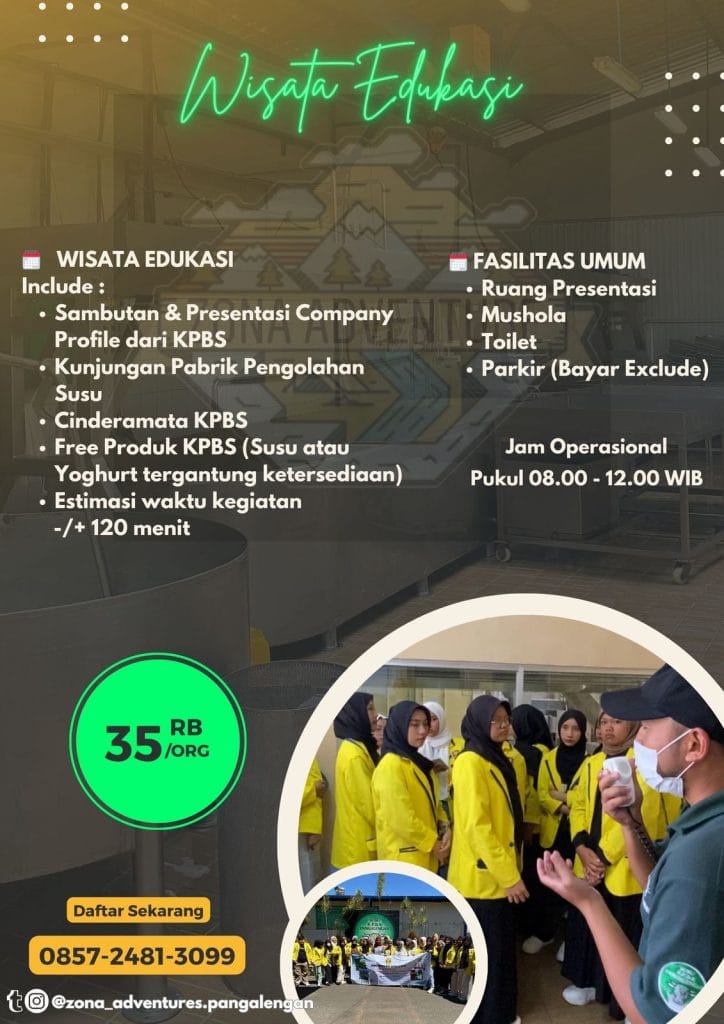 Paket Wisata Edukasi Susu KPBS